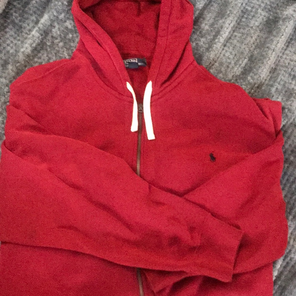 Men’s 4XLT polo sweatsuit with zipper